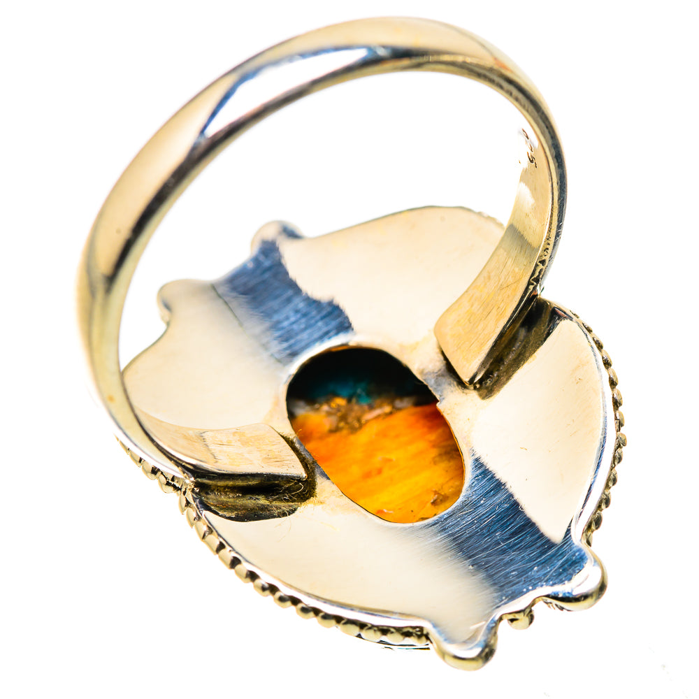 Spiny Oyster Turquoise Ring Size 10.75 (925 Sterling Silver) RING134861