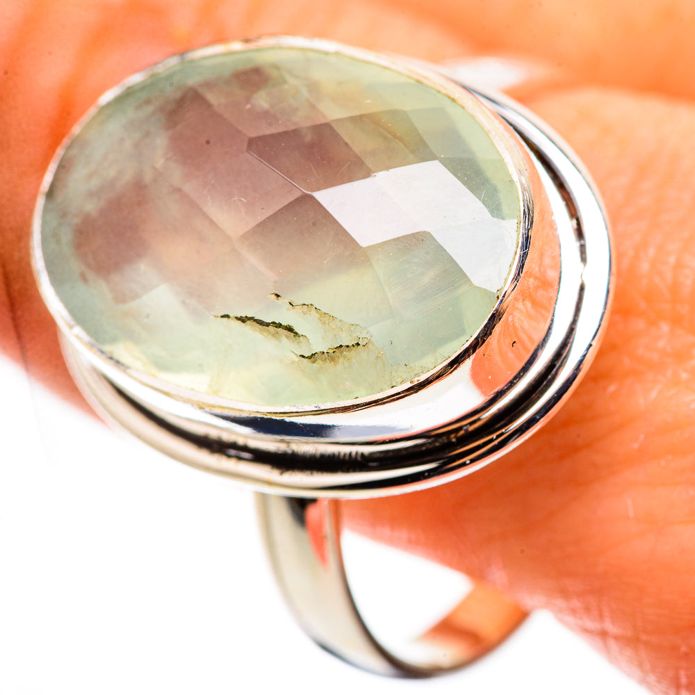 Prehnite Ring Size 12.5 (925 Sterling Silver) RING134579