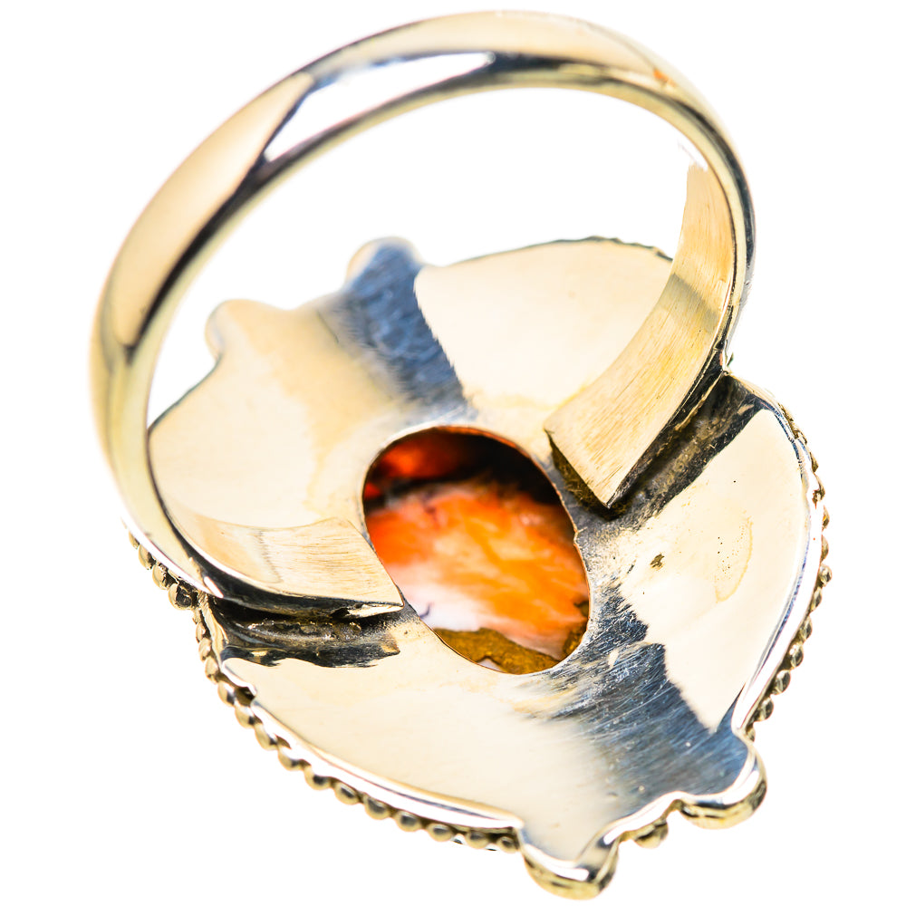 Spiny Oyster Turquoise Ring Size 9 (925 Sterling Silver) RING134645