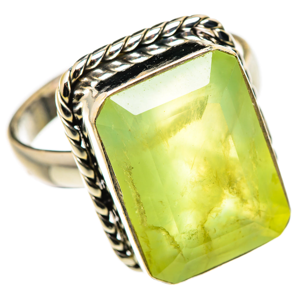 Prehnite Ring Size 10.75 (925 Sterling Silver) RING134578