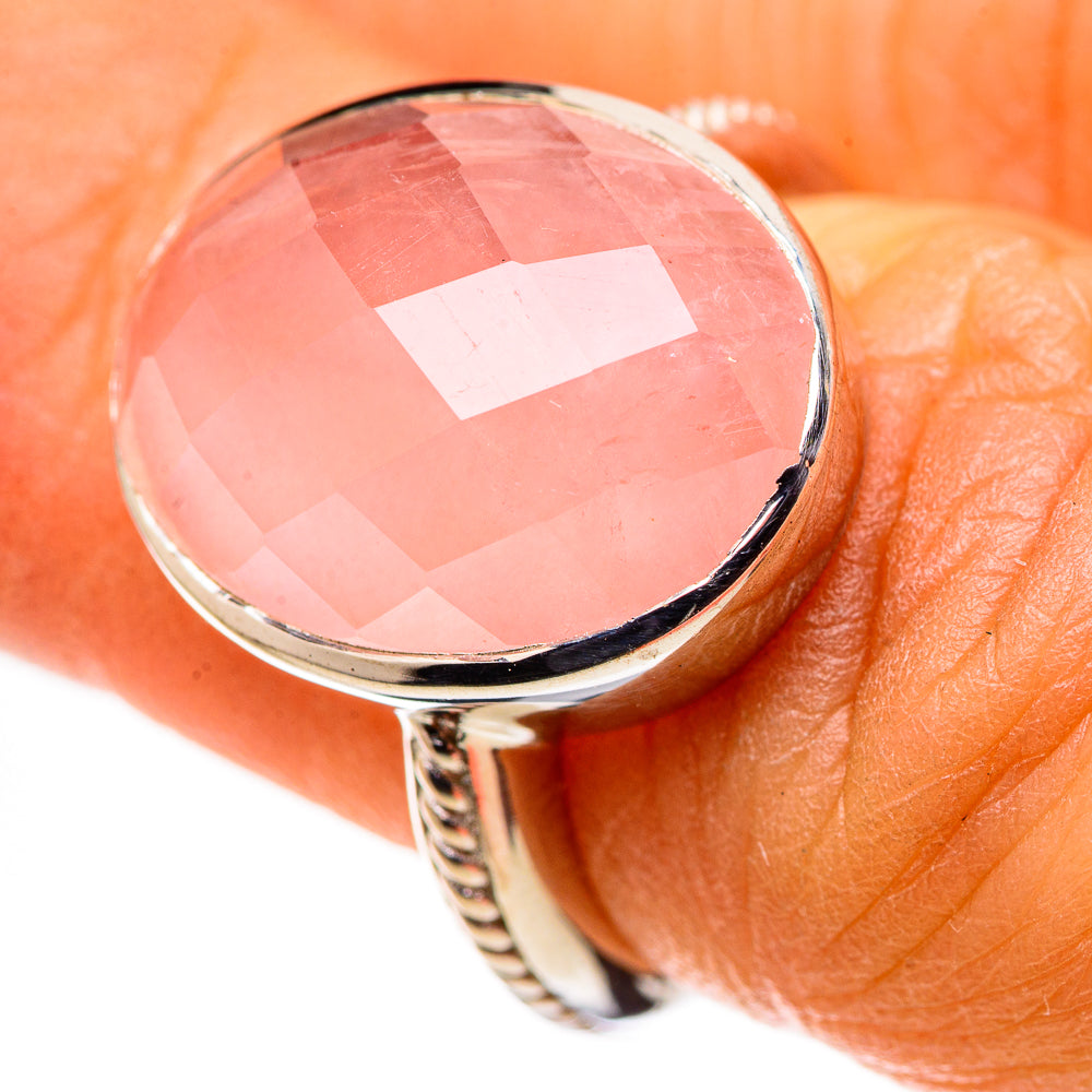 Rose Quartz Ring Size 5.5 (925 Sterling Silver) RING134770