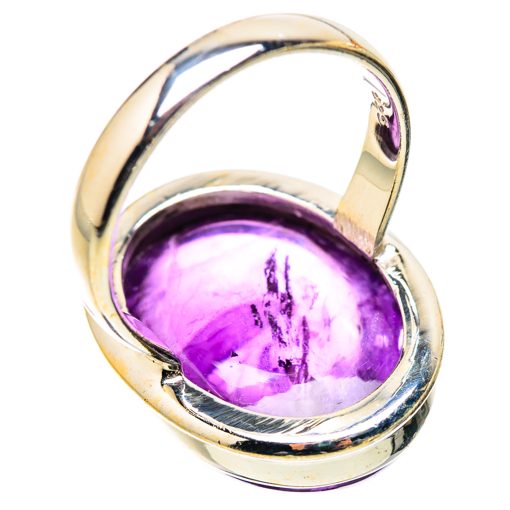 Anasilvercos Amethyst Ring Size 8.25 (925 Sterling Silver)