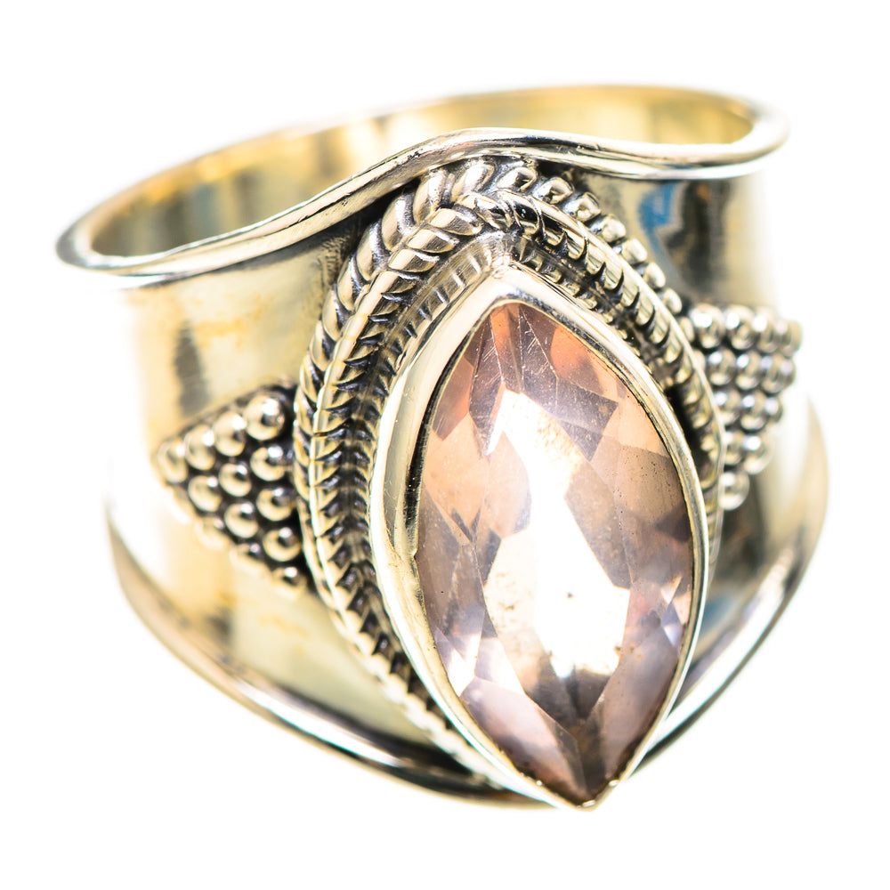 Rose Quartz 925 Sterling Silver Ring Size 6.5 Ana Co R136318