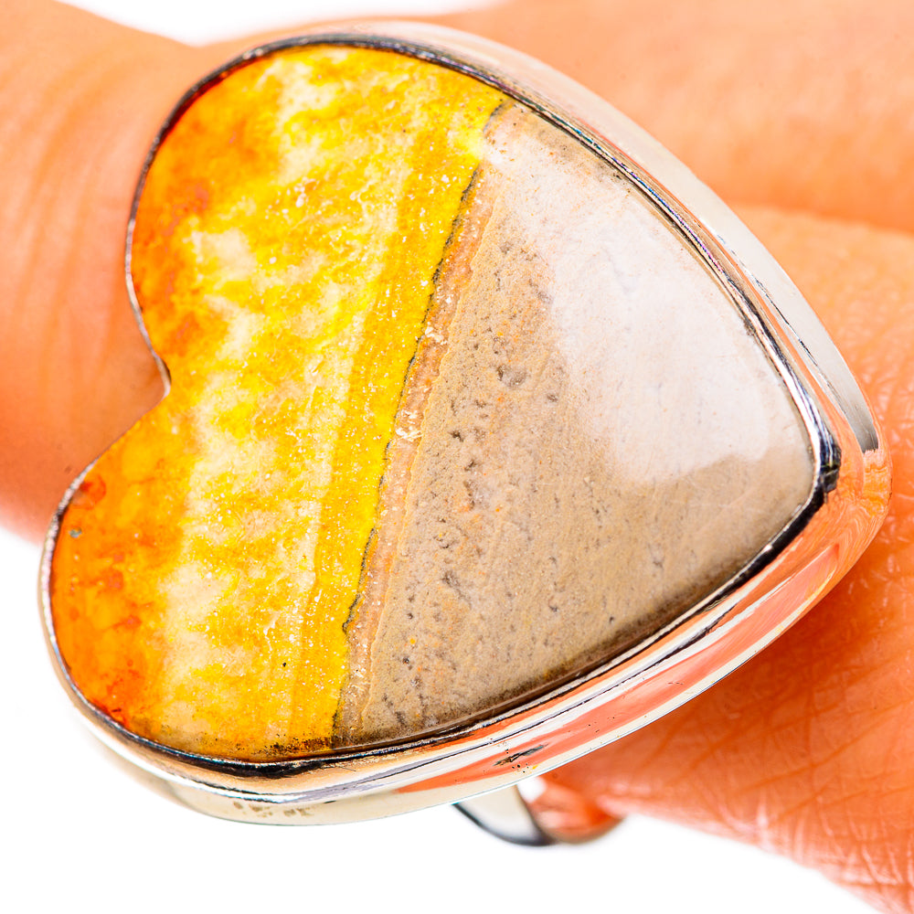 Large Mookaite Ring Size 9.75 (925 Sterling Silver) RING135789