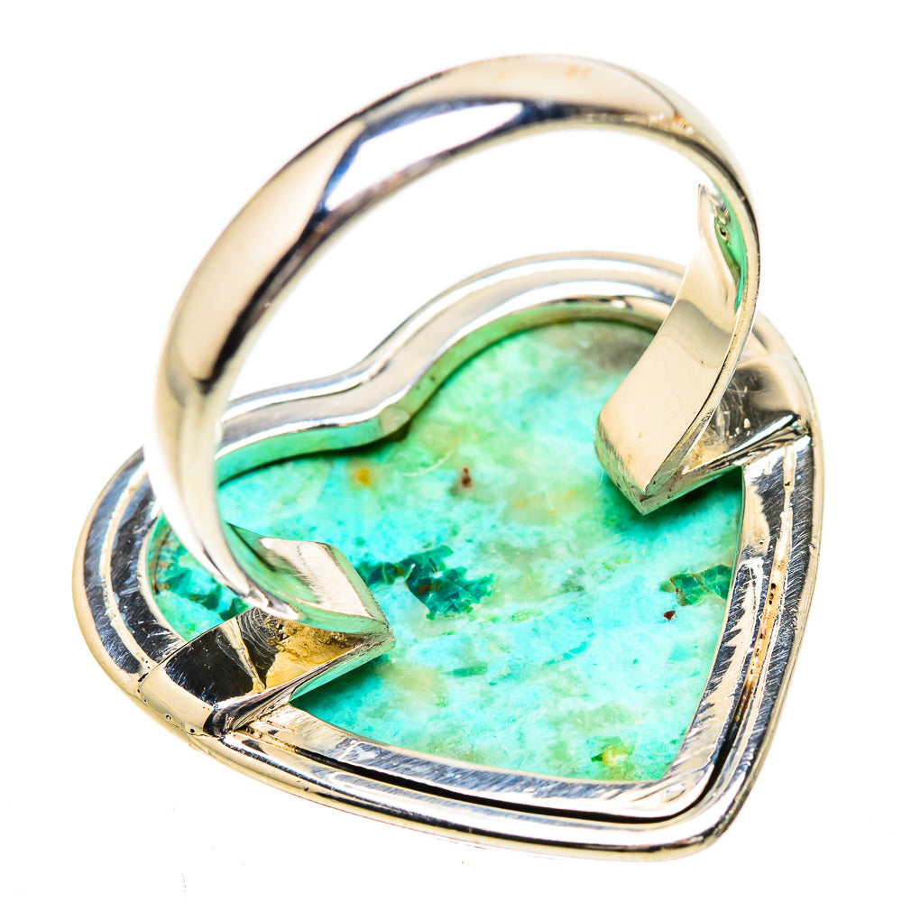 Large Chrysocolla Ring Size 9 (925 Sterling Silver) RING135375