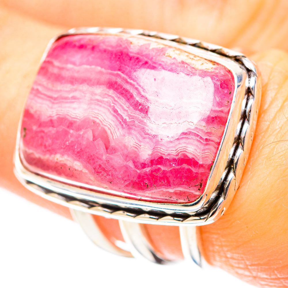 Rhodochrosite 925 Sterling Silver Ring Size 6.5 (925 Sterling Silver) RING137385