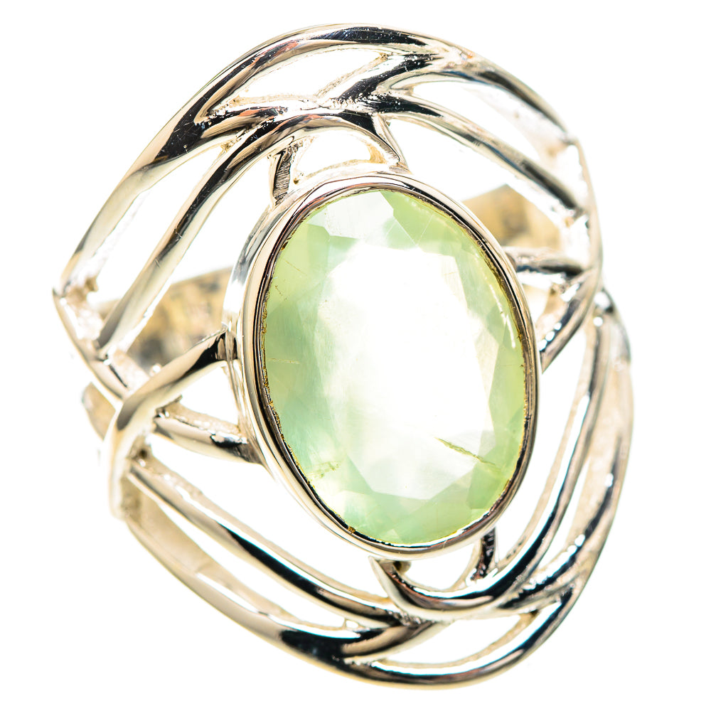 Prehnite Ring Size 8 (925 Sterling Silver) RING136973