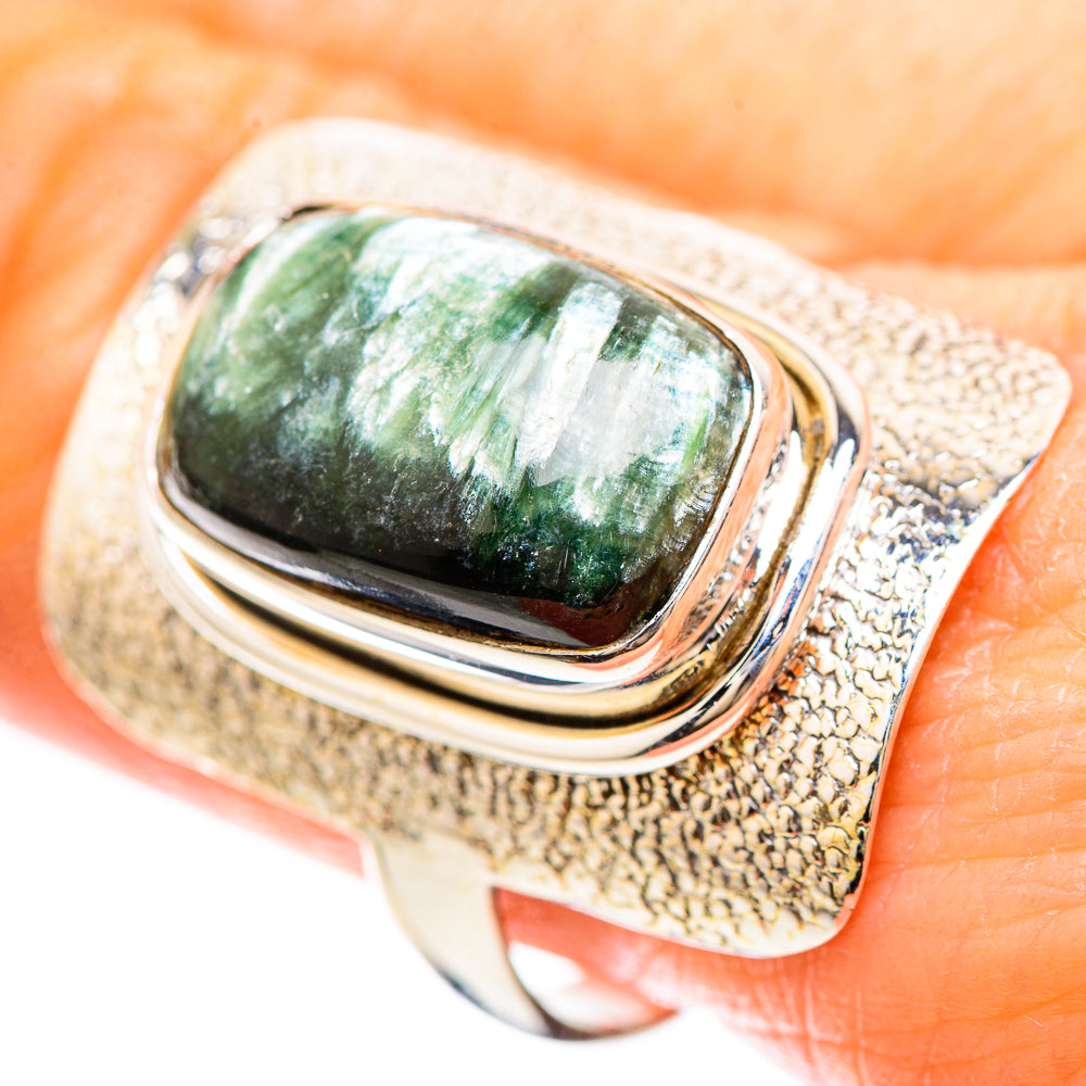Seraphinite Ring Size 10.25 (925 Sterling Silver) RING136492