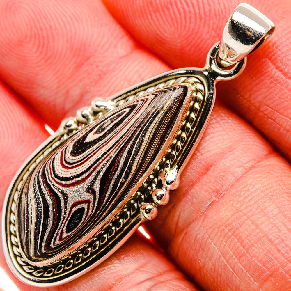 Fordrite 925 Sterling Silver Pendant 1 3/4" (925 Sterling Silver) PD37636