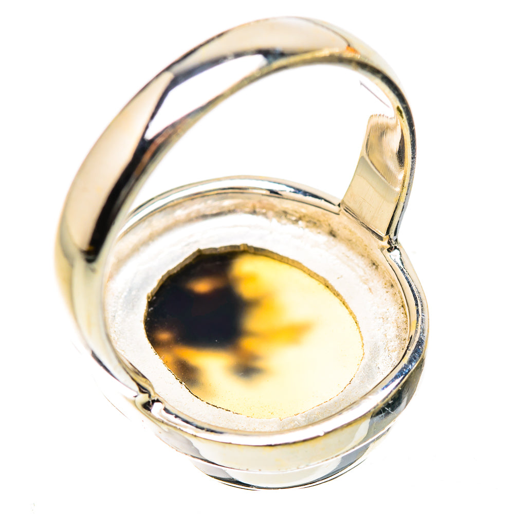 Scenic Dendritic Agate Ring Size 6.75 (925 Sterling Silver) RING135400
