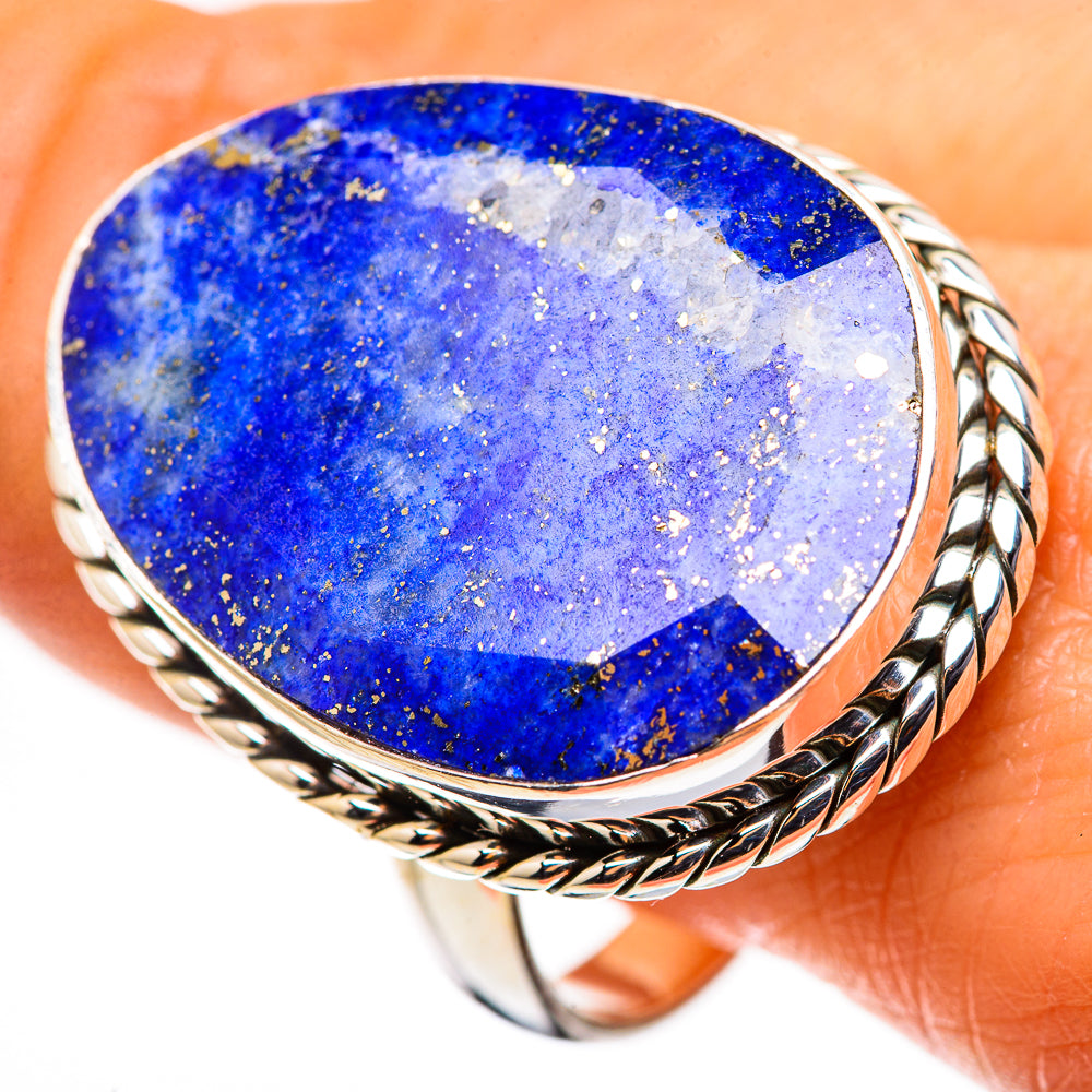 Large Lapis Lazuli Ring Size 11.25 (925 Sterling Silver) RING134695