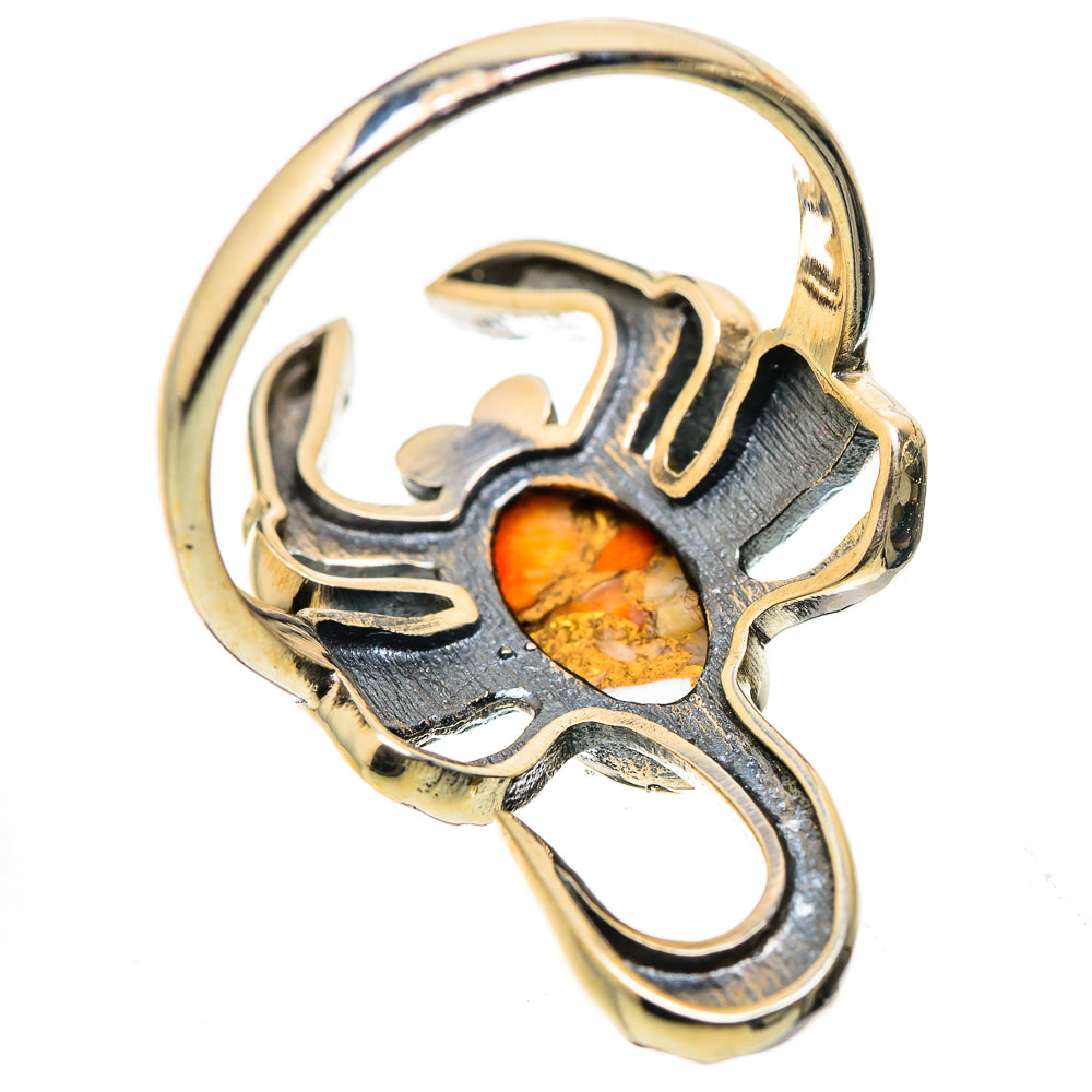 Spiny Oyster Turquoise Ring Size 9 (925 Sterling Silver) RING134821