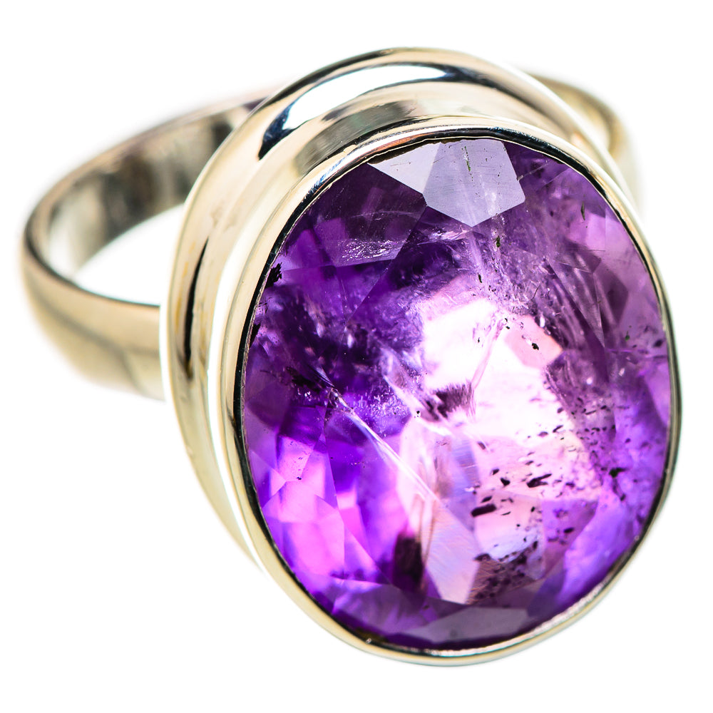 Faceted Amethyst Ring Size 7.5 (925 Sterling Silver) RING134608