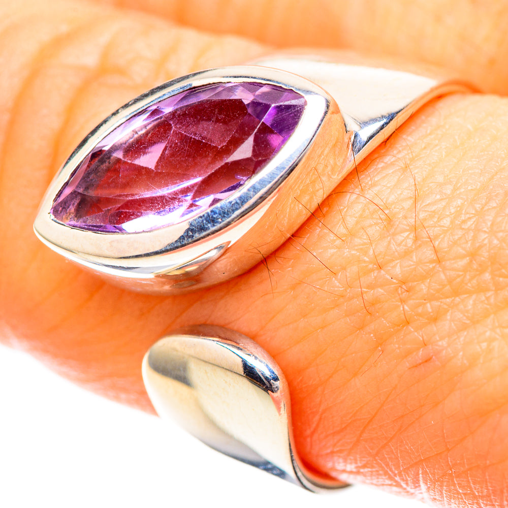 Faceted Amethyst 925 Sterling Silver Ring Size 8 (925 Sterling Silver) RING137319