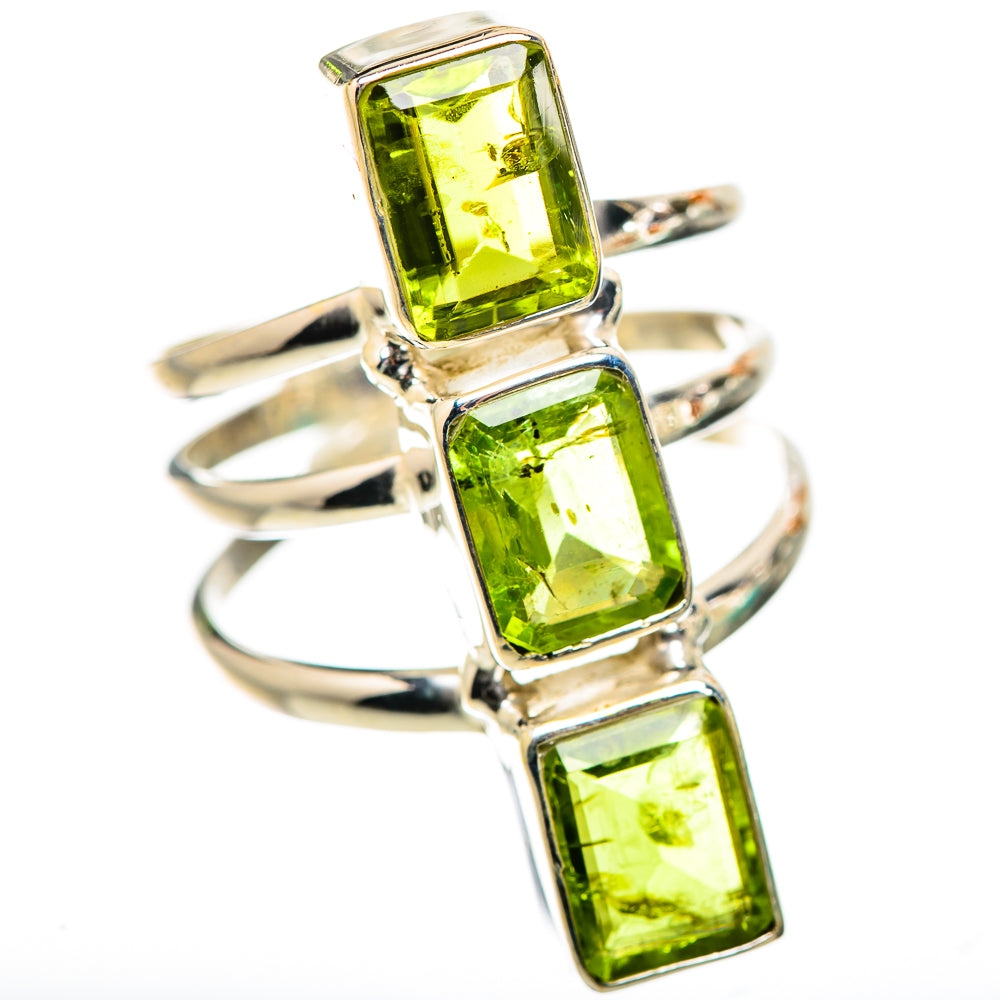 Large Peridot Ring Size 8 (925 Sterling Silver) RING135728