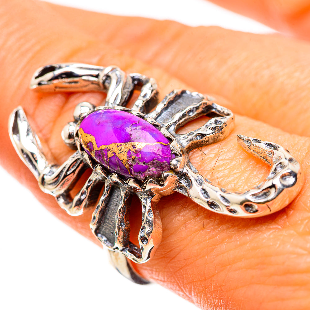 Purple Copper Composite Turquoise Ring Size 9 (925 Sterling Silver) RING134854