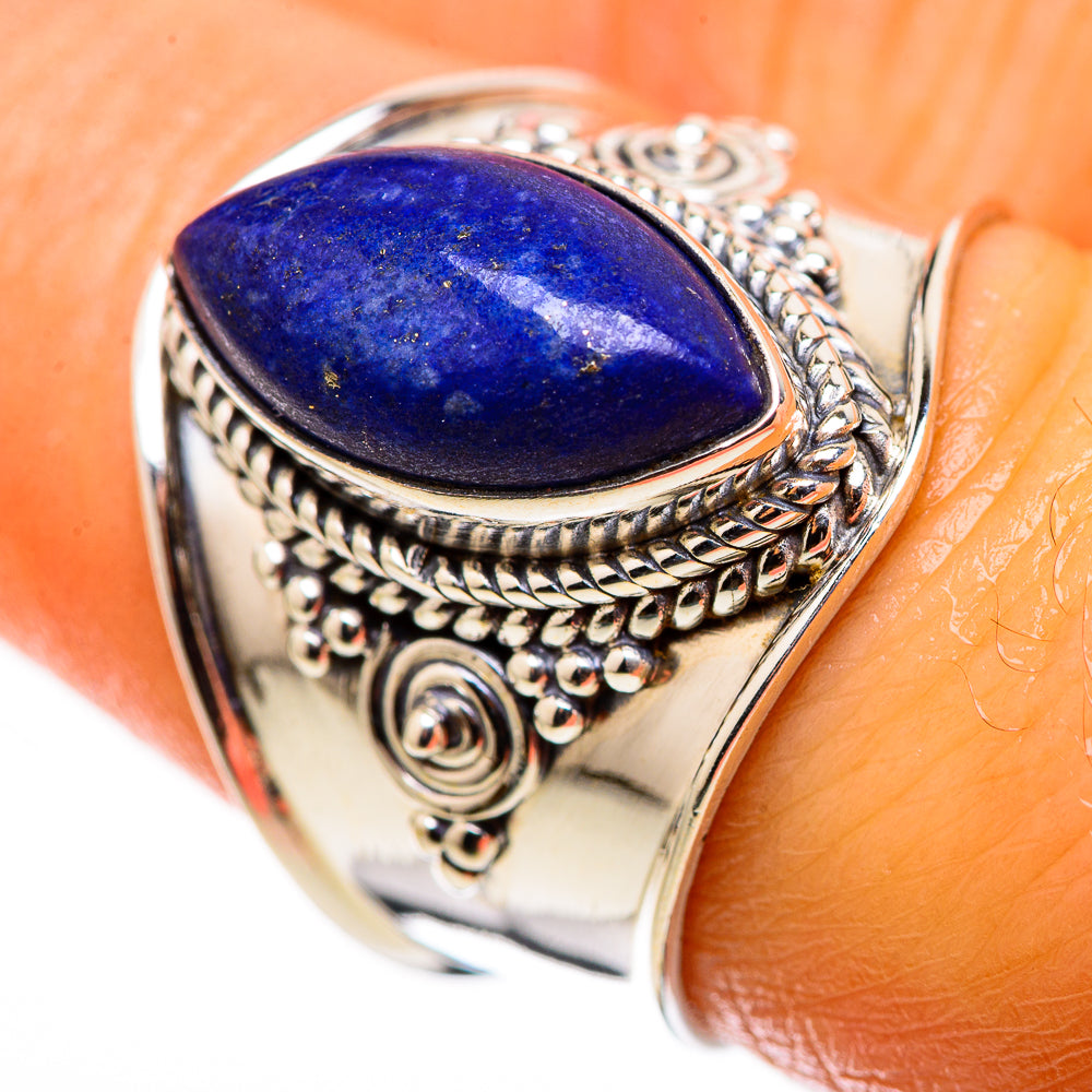 Lapis Lazuli Ring Size 7.25 (925 Sterling Silver) RING134574