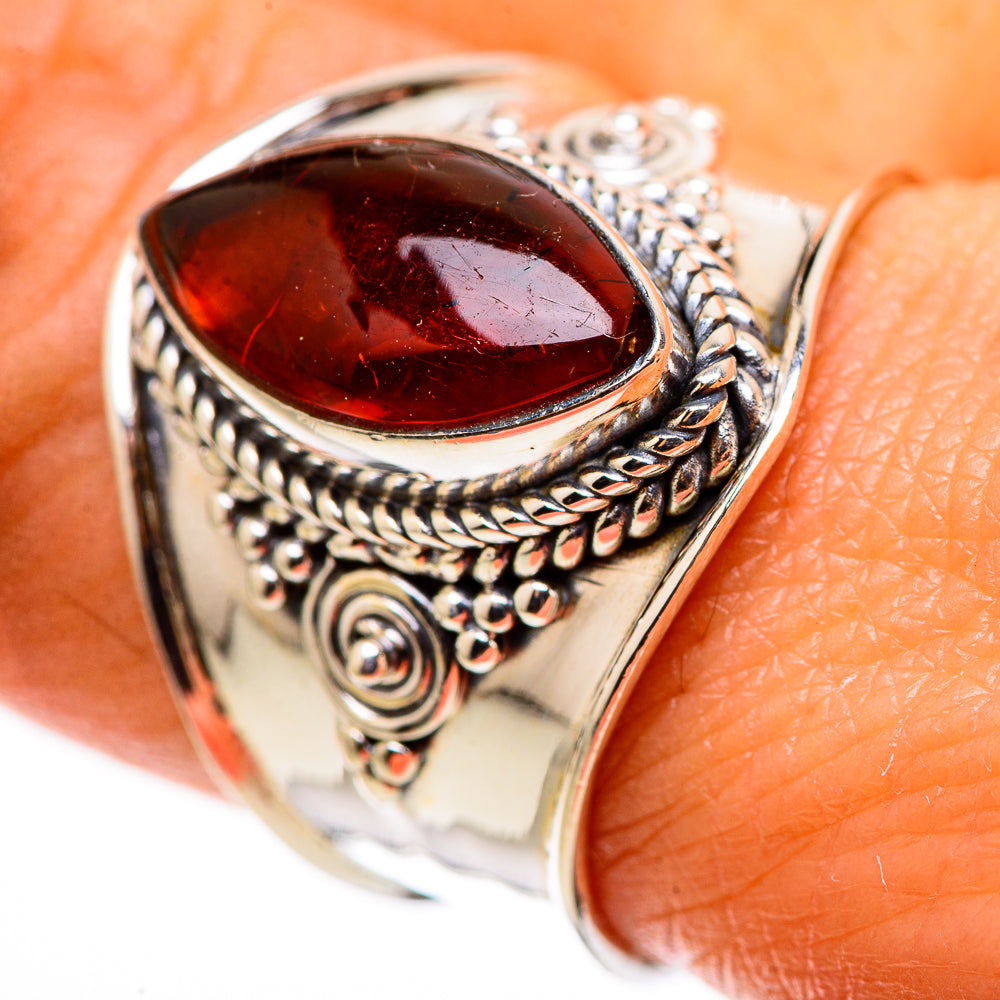 Baltic Amber Ring Size 8.25 (925 Sterling Silver) RING134582