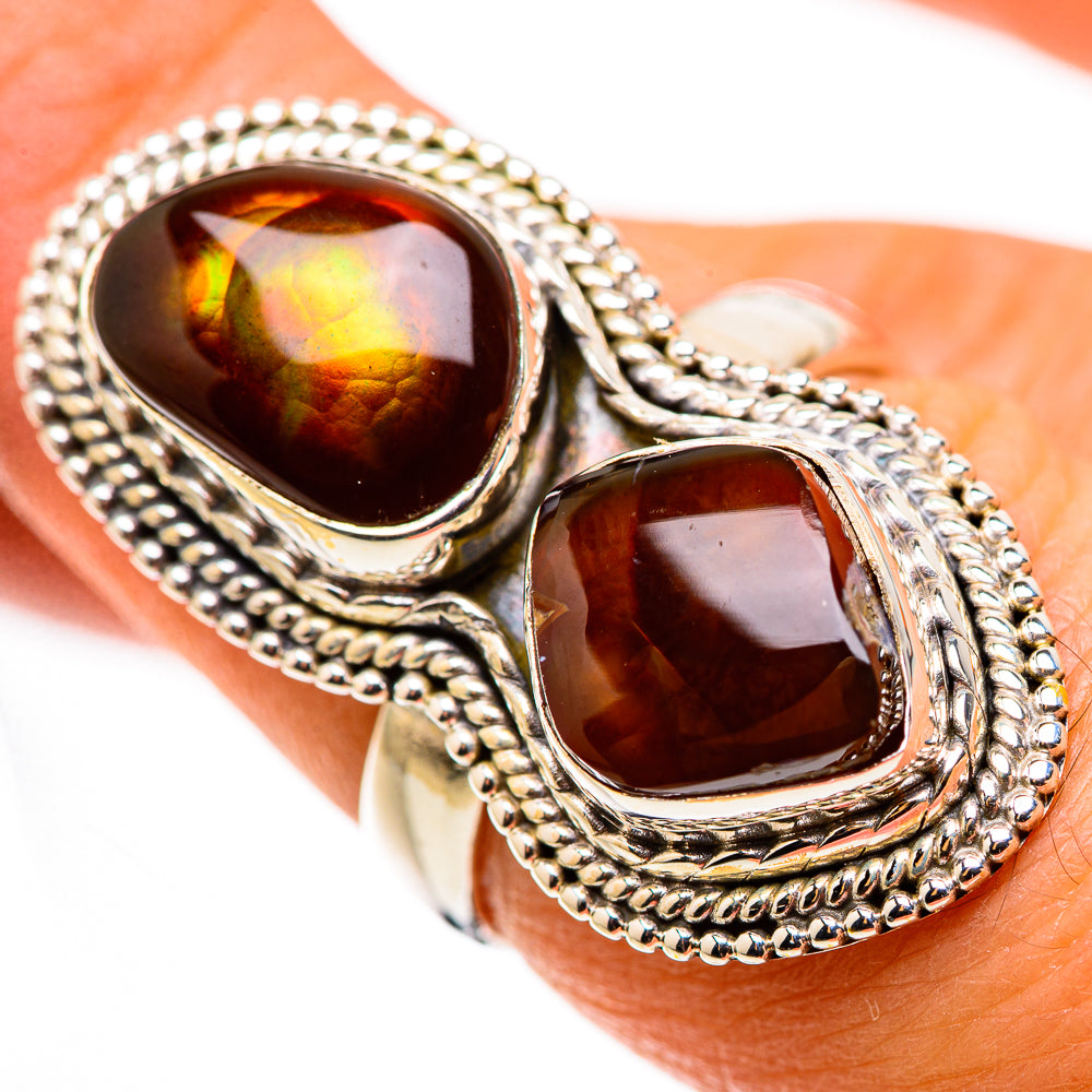 Mexican Fire Agate Ring Size 7 (925 Sterling Silver) RING134601