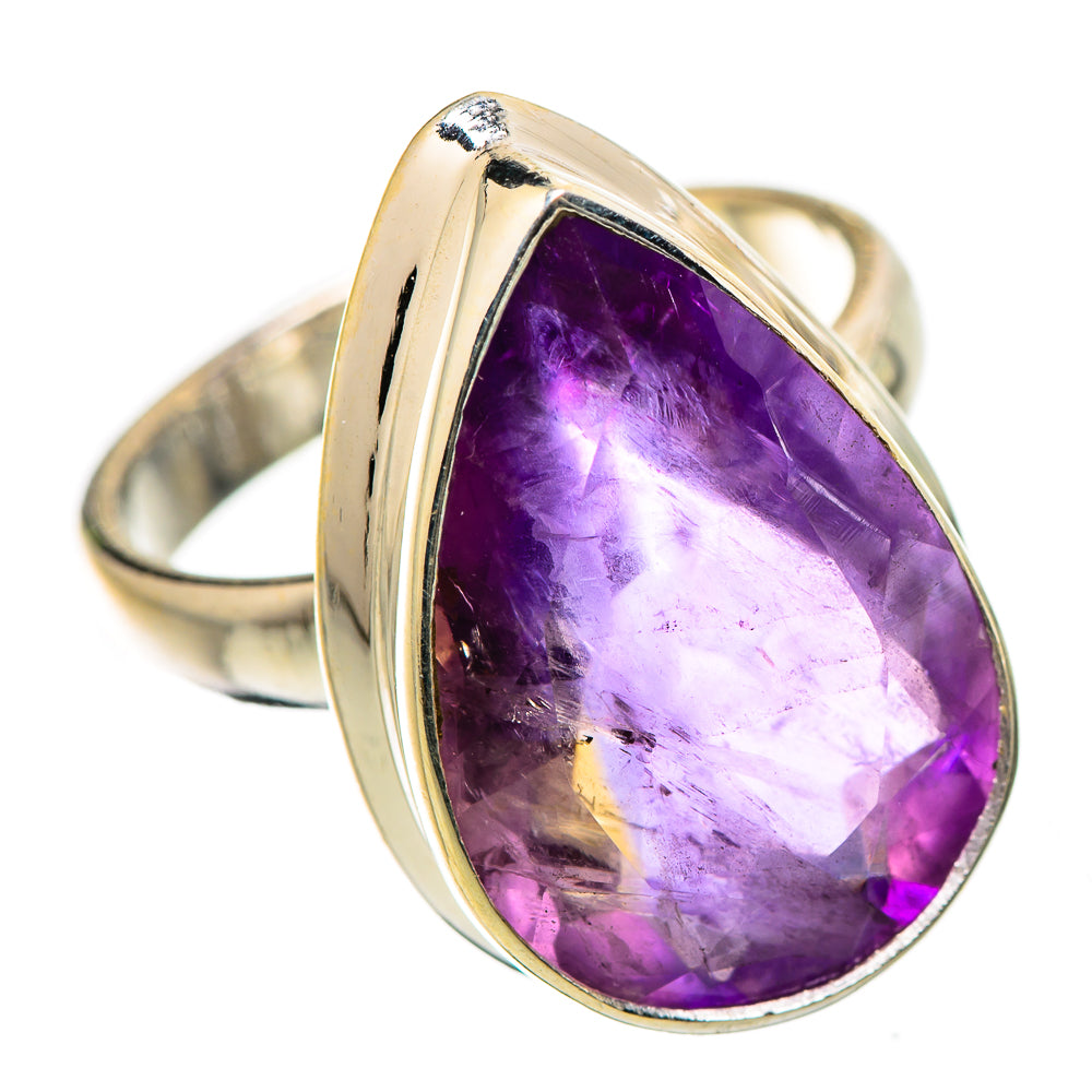 Faceted Amethyst Ring Size 7.25 (925 Sterling Silver) RING135464