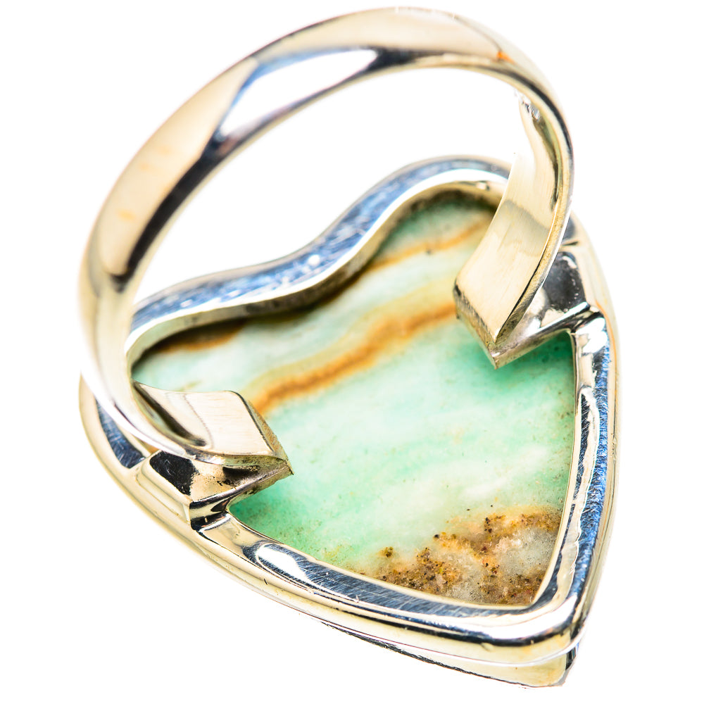 Large Blue Scheelite Ring Size 9 (925 Sterling Silver) RING134709