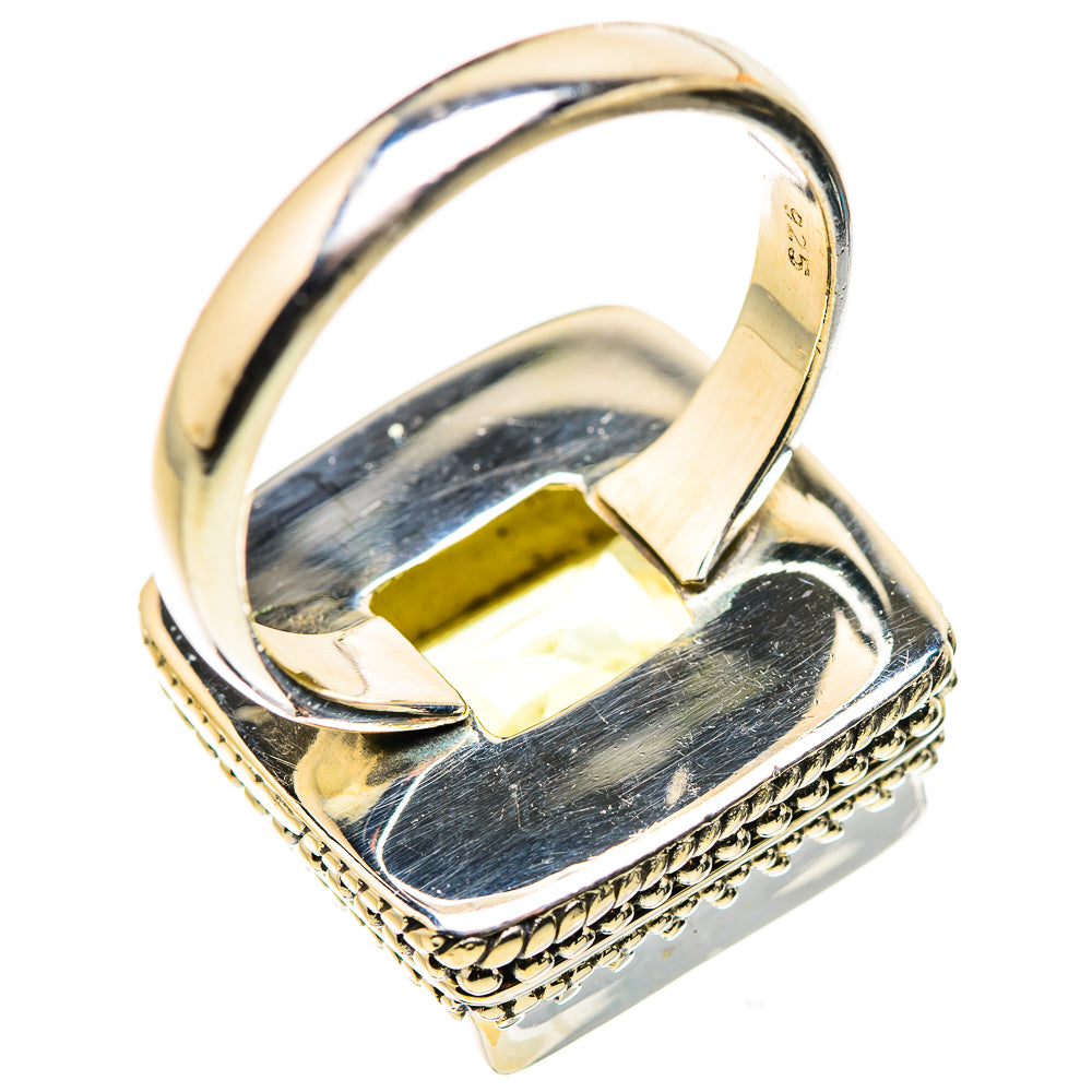 Faceted Citrine Ring Size 8.25 (925 Sterling Silver) RING134779