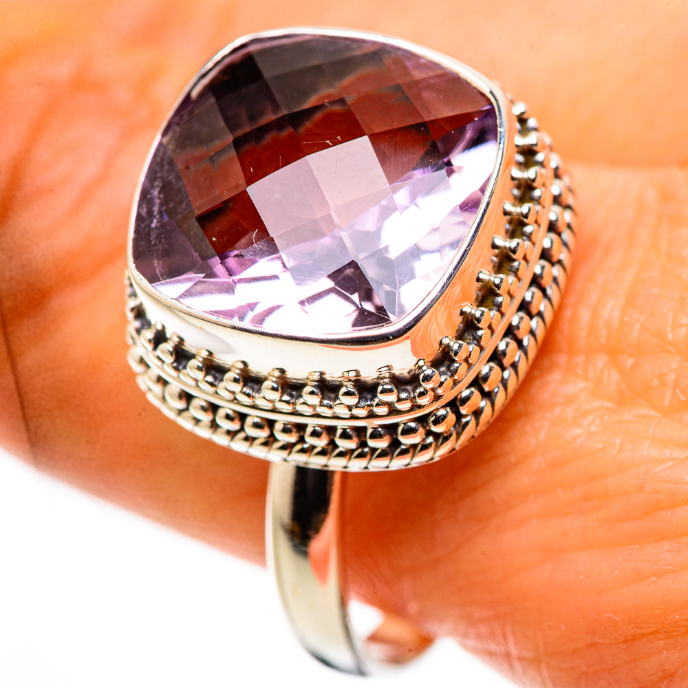 Faceted Amethyst Ring Size 11 (925 Sterling Silver) RING134773