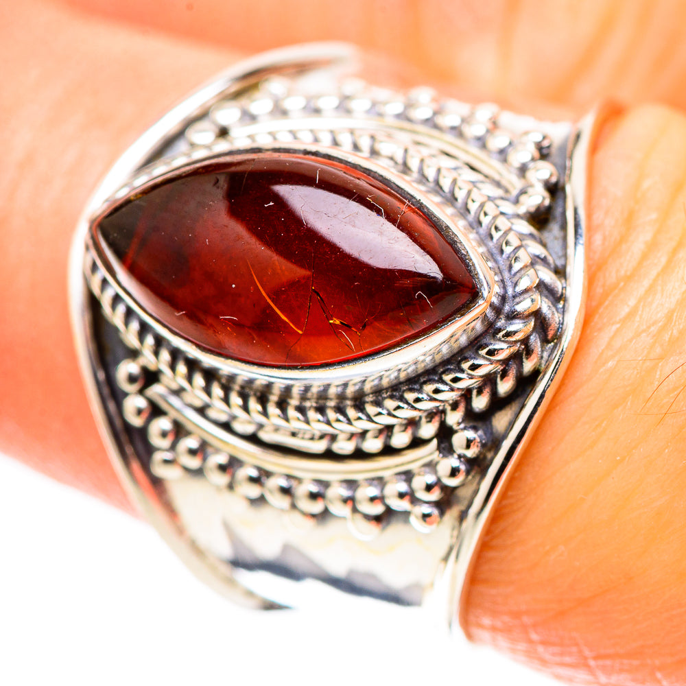 Baltic Amber Ring Size 7.25 (925 Sterling Silver) RING136840