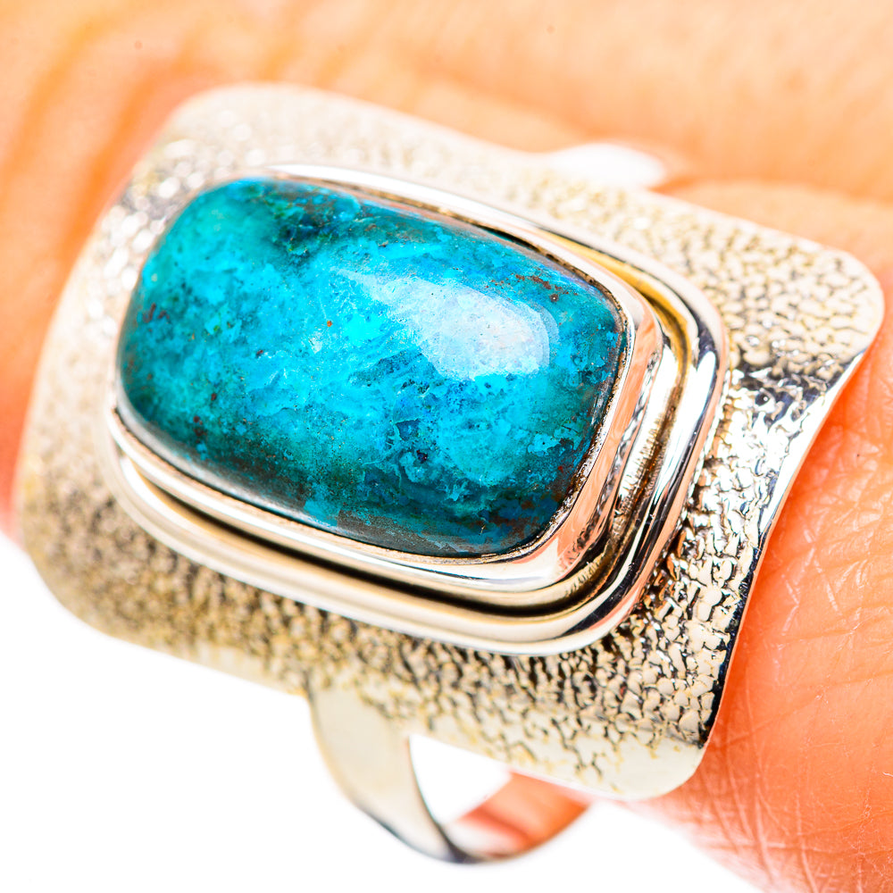 Chrysocolla 925 Sterling Silver Ring Size 10.75 (925 Sterling Silver) RING137450