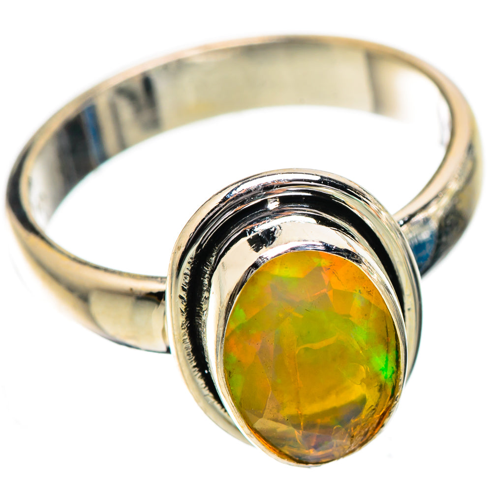 Ethiopian Opal Ring Size 6.5 (925 Sterling Silver) RING135838