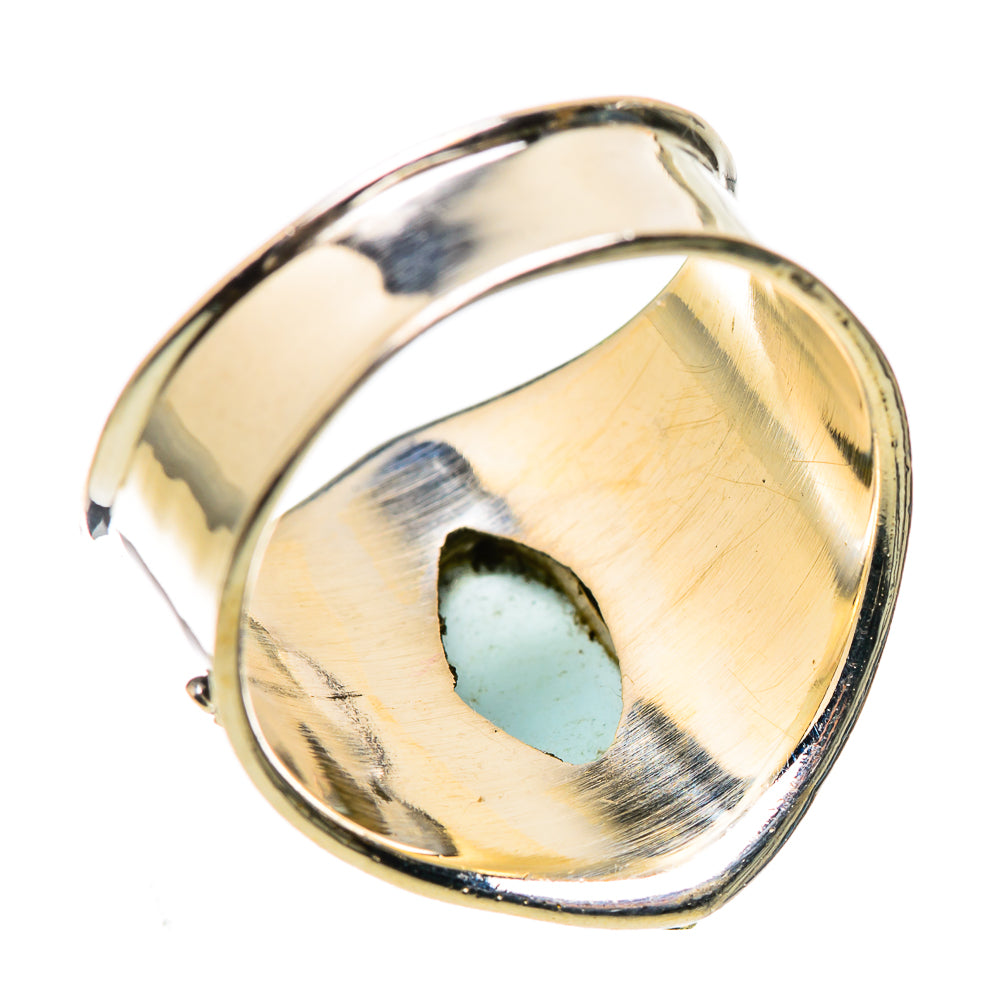 Natural Aquamarine Ring Size 6.75 (925 Sterling Silver) RING136009