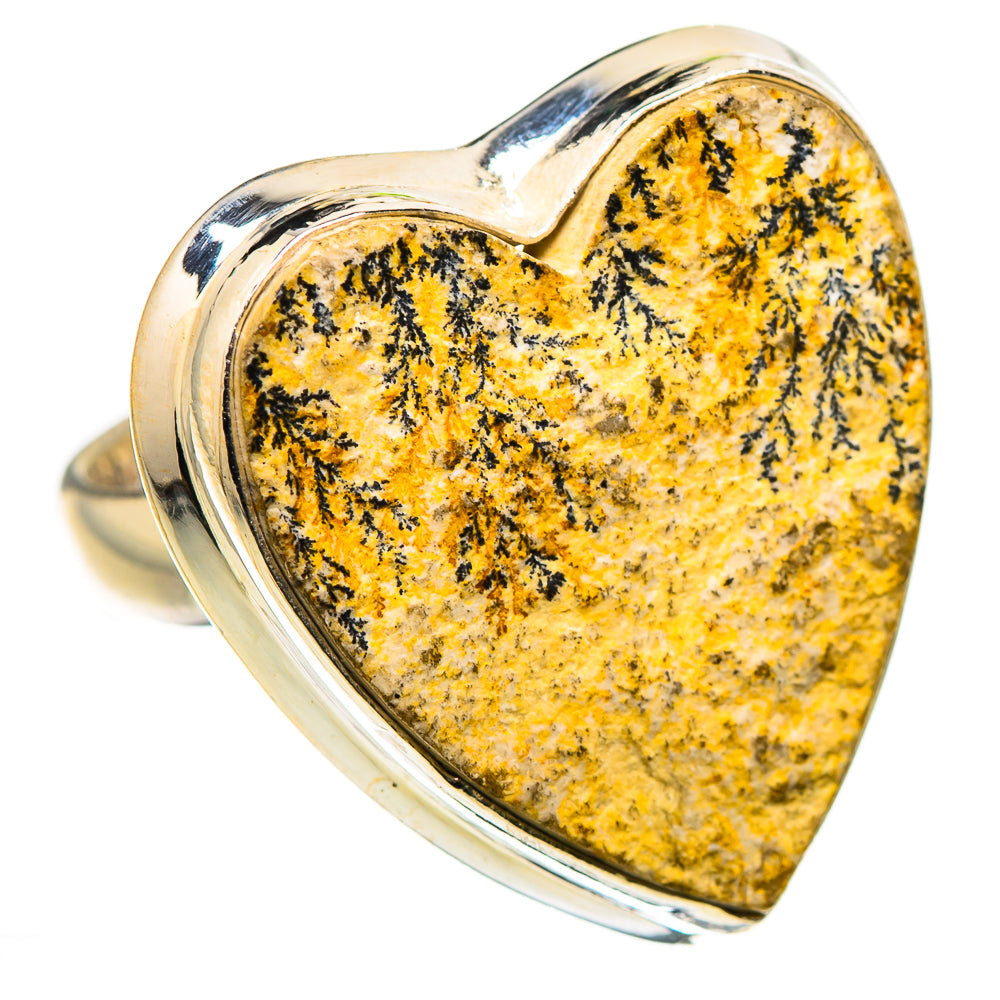 Psilomelane Dendritic Agate Ring Size 6.25 (925 Sterling Silver) RING134869