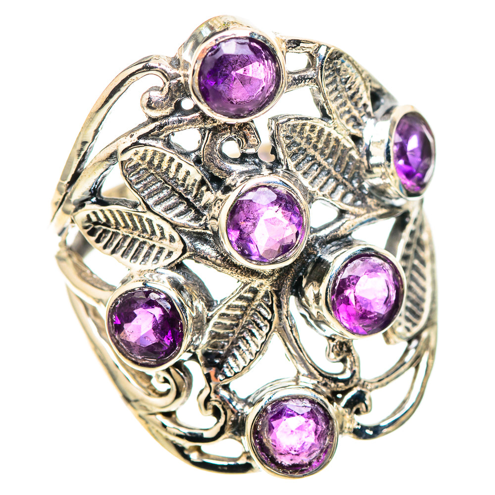 Faceted Amethyst Ring Size 6.5 (925 Sterling Silver) RING136449