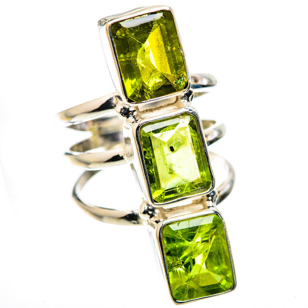 Large Peridot Ring Size 6.75 (925 Sterling Silver) RING136082