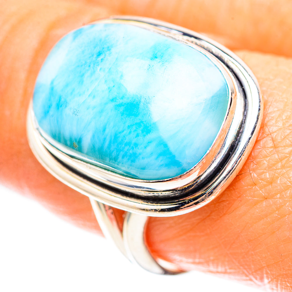 Larimar 925 Sterling Silver Ring Size 9 Ana Co R136313