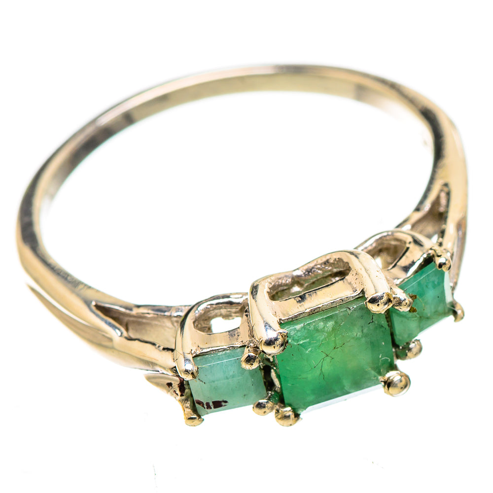 Emerald Ring Size 6.5 (925 Sterling Silver) RING135630