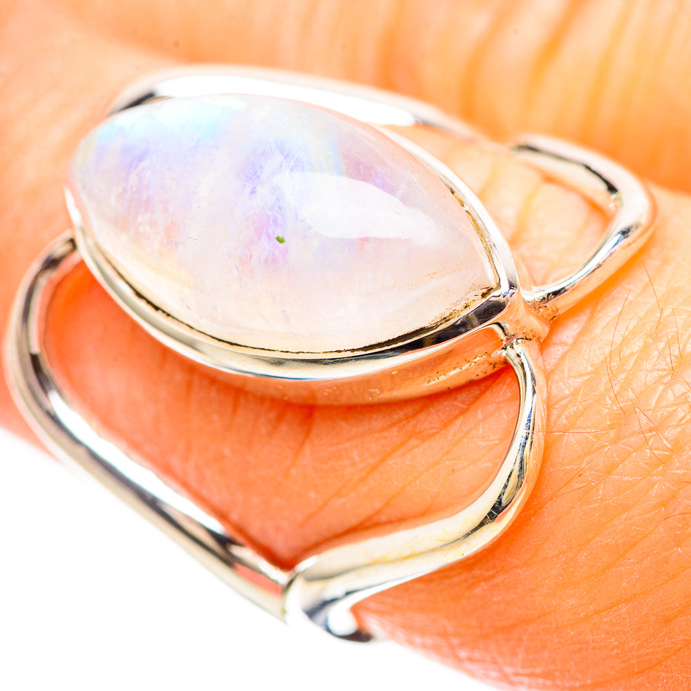 Rainbow Moonstone Ring Size 7.25 (925 Sterling Silver) RING136427