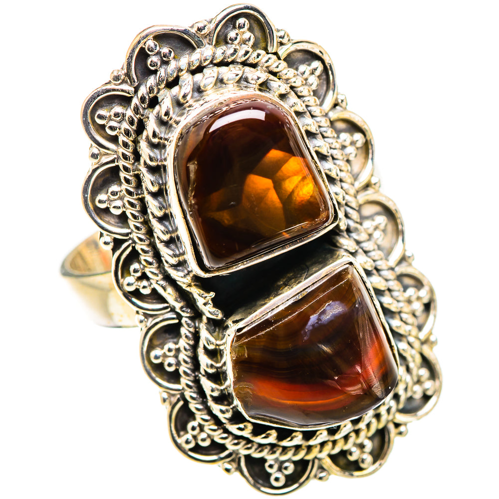 Mexican Fire Agate Ring Size 7 (925 Sterling Silver) RING135697