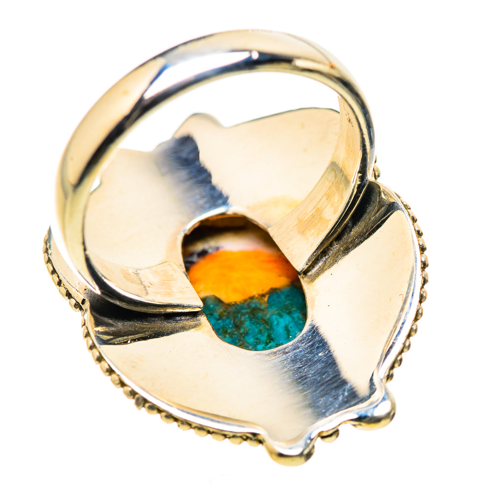 Spiny Oyster Turquoise Ring Size 6.25 (925 Sterling Silver) RING134678