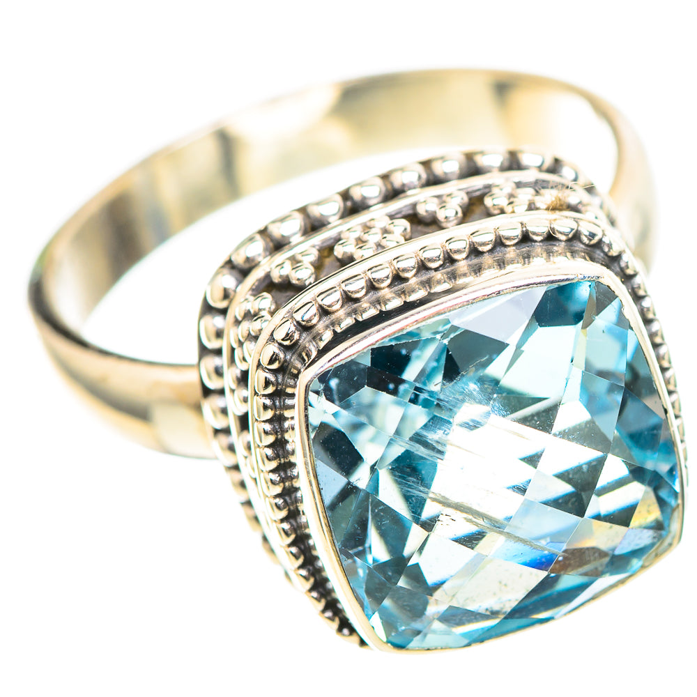 Blue Topaz Ring Size 8.25 (925 Sterling Silver) RING136644