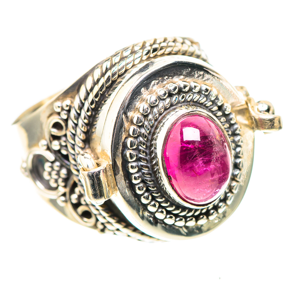 Poison Pink Tourmaline 925 Sterling Silver Ring Size 6.75 (925 Sterling Silver) RING137423