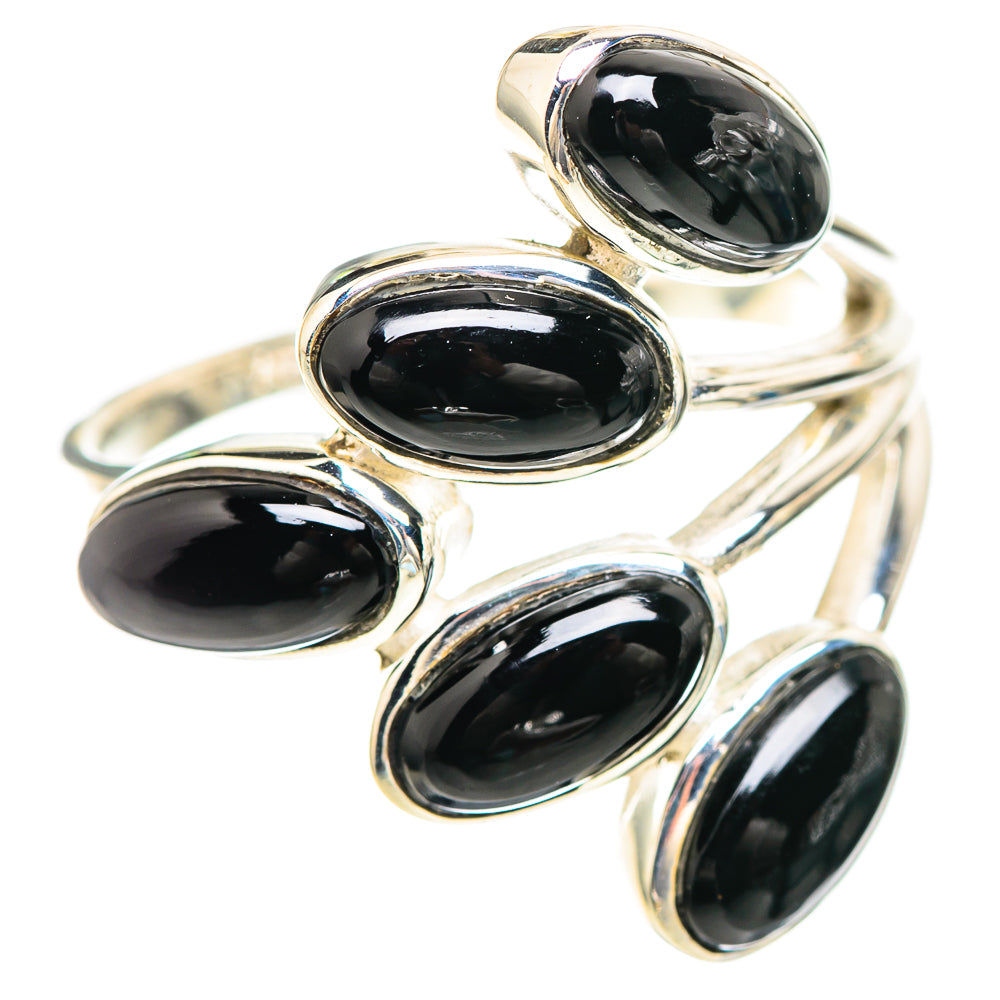 Black Onyx Ring Size 8.25 (925 Sterling Silver) RING136398