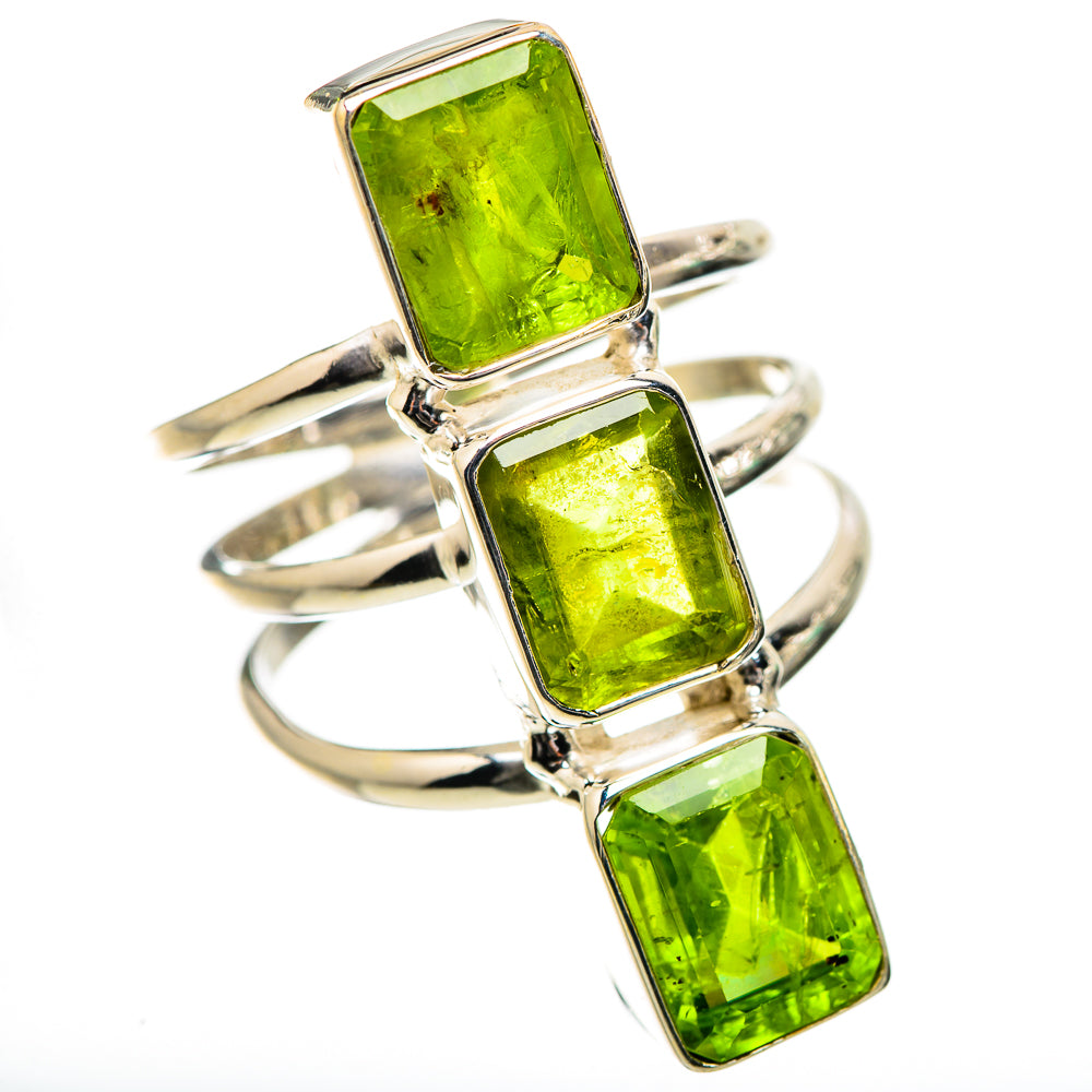 Large Peridot Ring Size 9 (925 Sterling Silver) RING135585