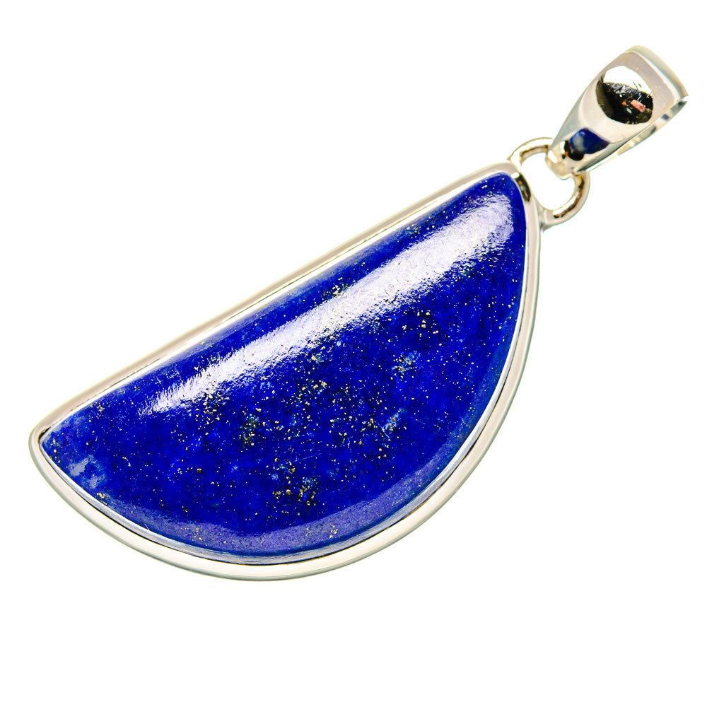 Lapis Lazuli Pendant 2" (925 Sterling Silver) PD36368