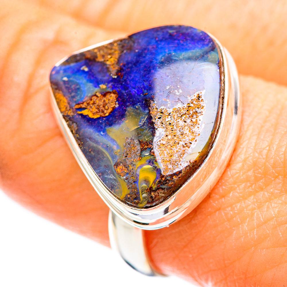 Boulder Opal Ring Size 8.75 (925 Sterling Silver) RING136380