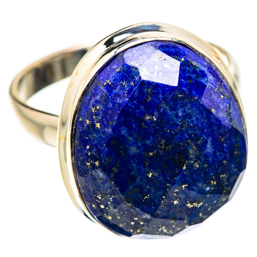 Anasilvercos Lapis Lazuli Ring Size 11.75 (925 Sterling Silver)