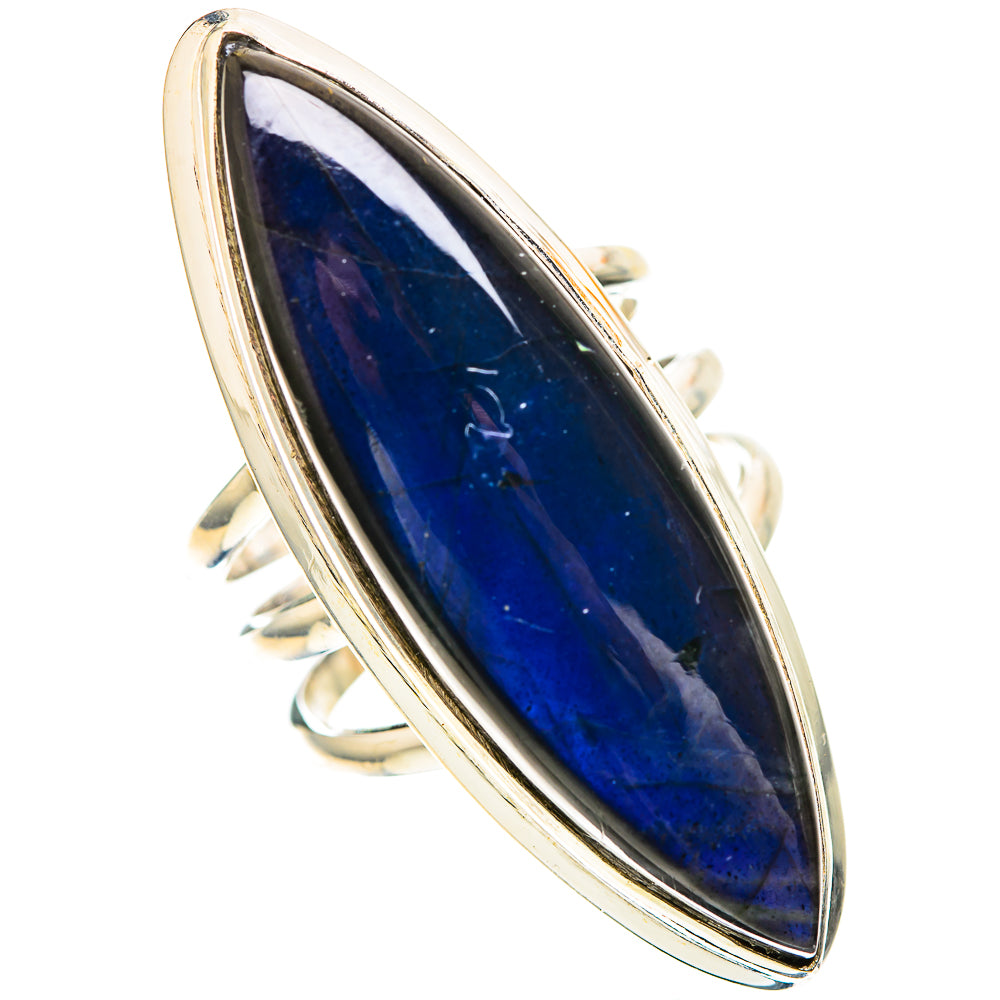 Huge Labradorite Ring Size 6.75 (925 Sterling Silver) RING136533