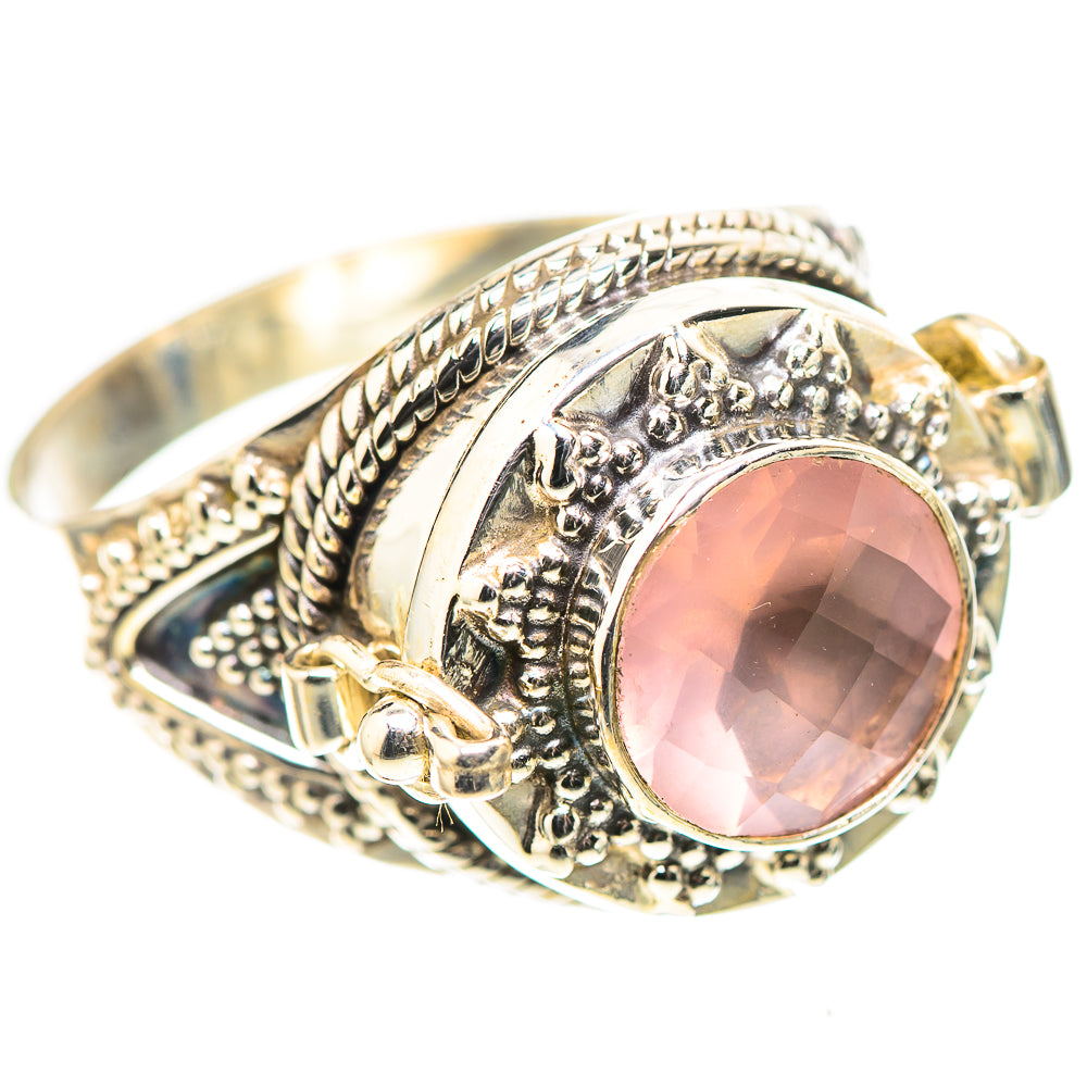 Poison Rose Quartz 925 Sterling Silver Ring Size 11.75 (925 Sterling Silver) RING137493