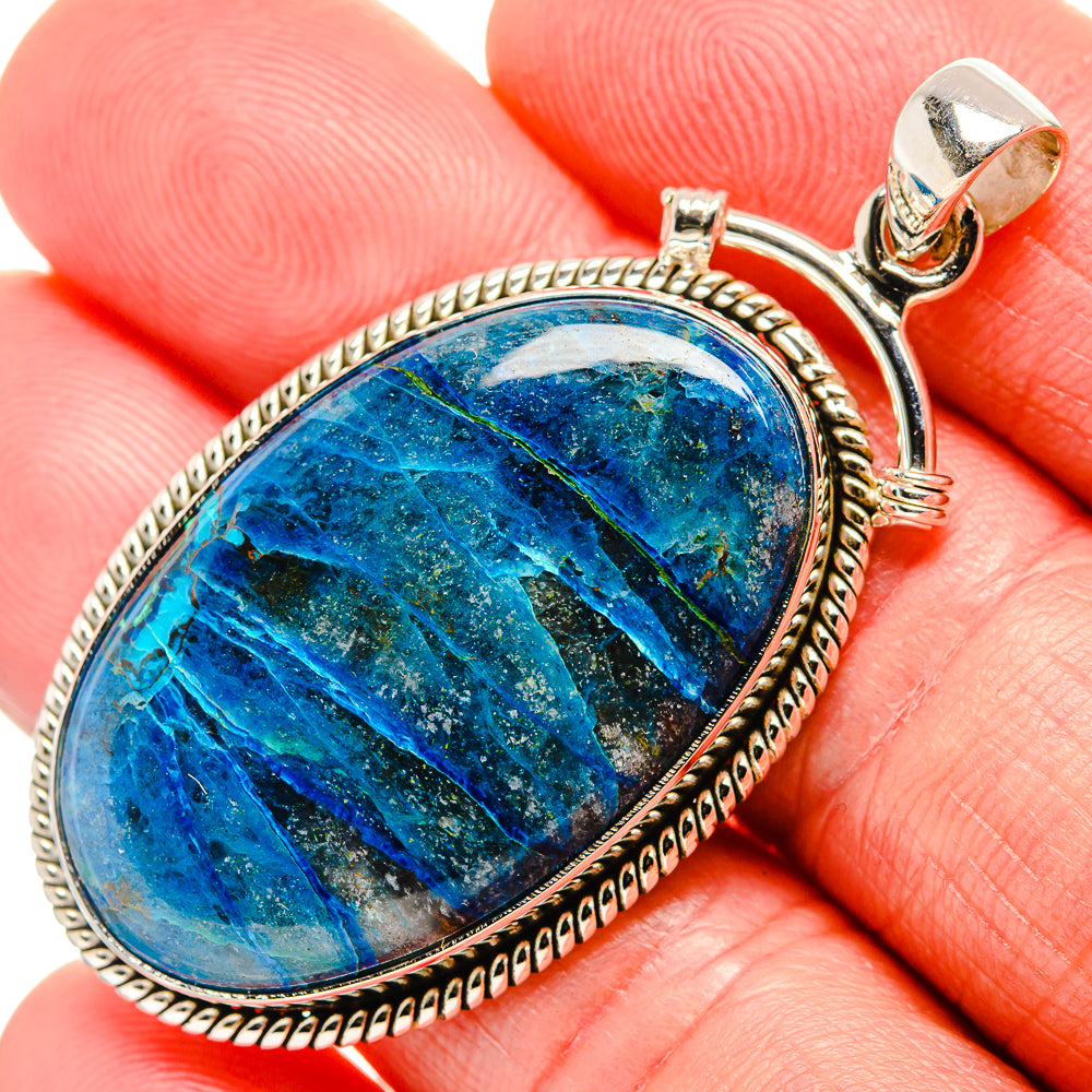 Shattuckite Pendant 2" (925 Sterling Silver) PD36871