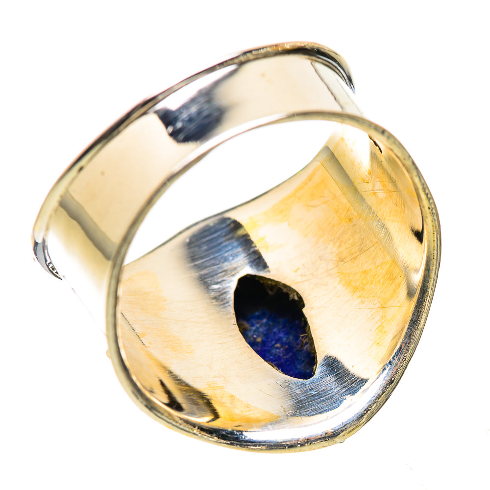 Anasilvercos Lapis Lazuli Ring Size 8 (925 Sterling Silver)